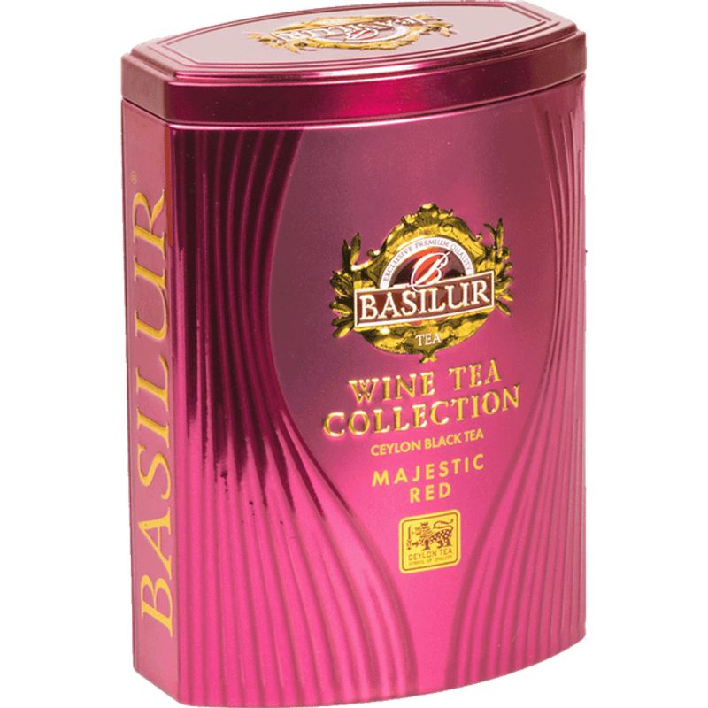 BASILUR - Wine Tea - Majestic Red- Te Negro hoja Vino Rojo - Basilur