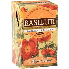 BASILUR - Té negro Ceylon Frambuesas & Rosa Mosqueta