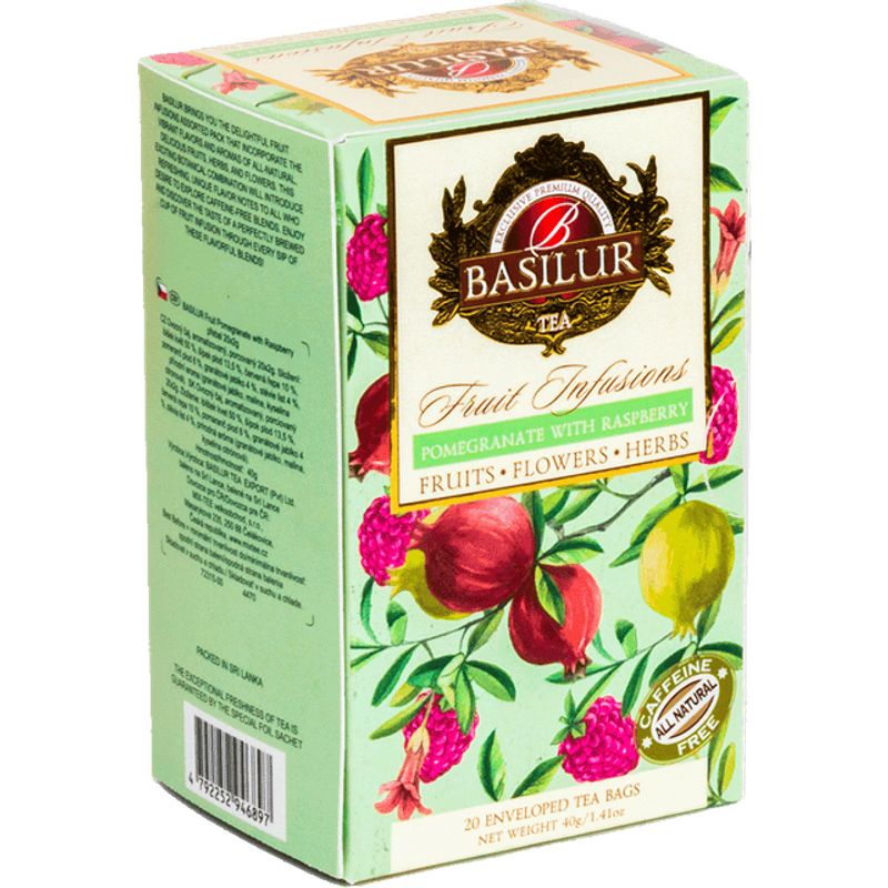 BASILUR - Infusiones de Fruta Granadilla con Frambuesas