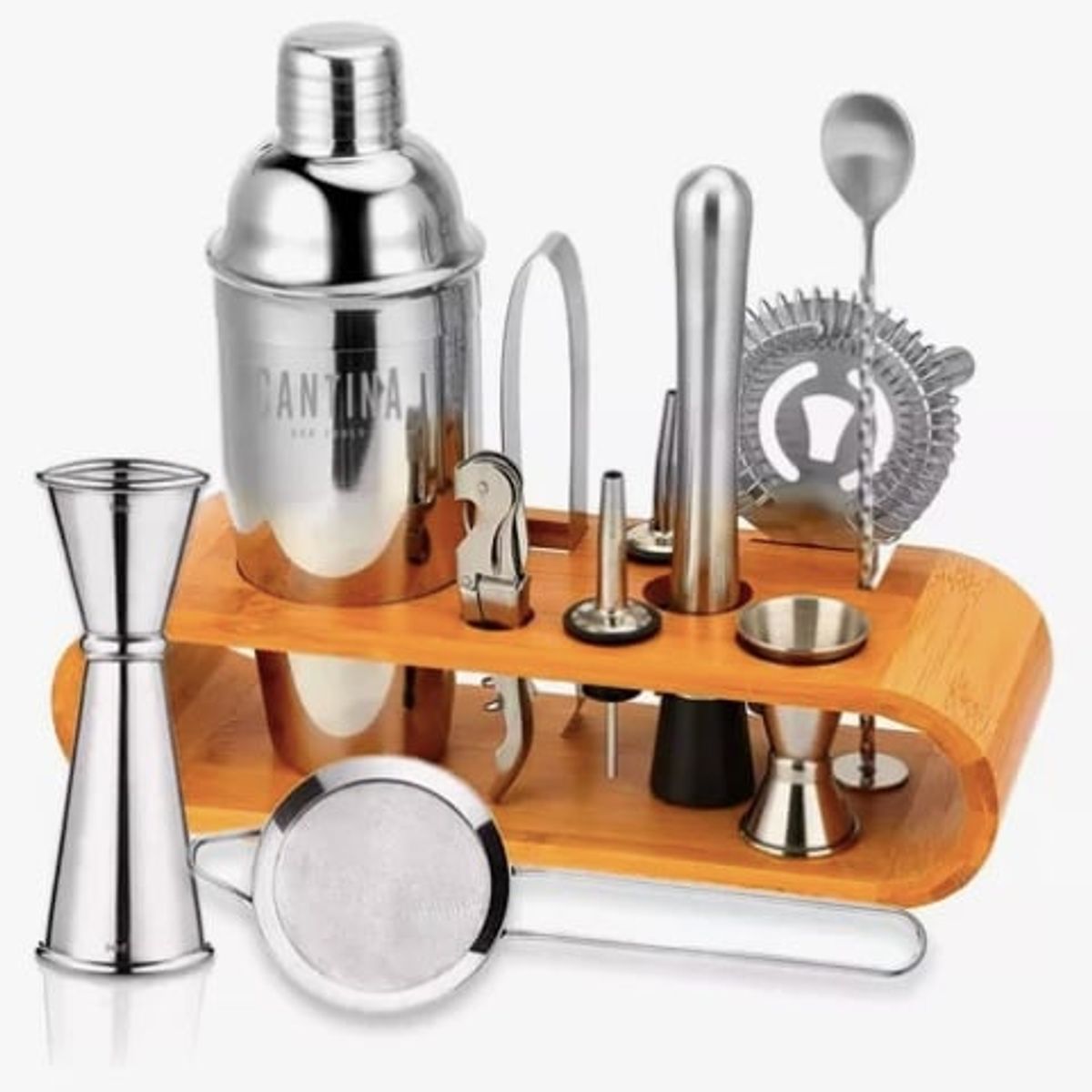 GENERICO - Juego Coctelera Set Utensilios