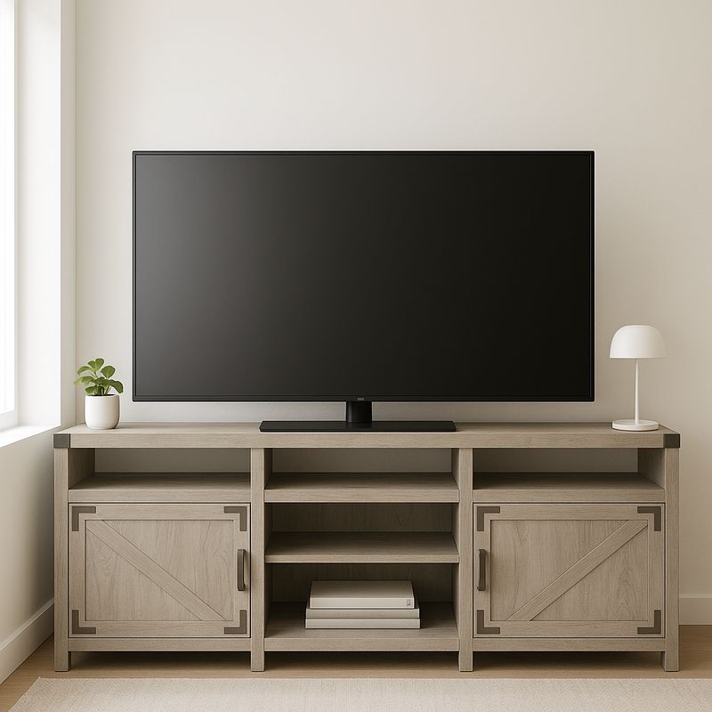 MSA MUEBLES SANTA ANA - Rack Para Tv 55 Cottage White