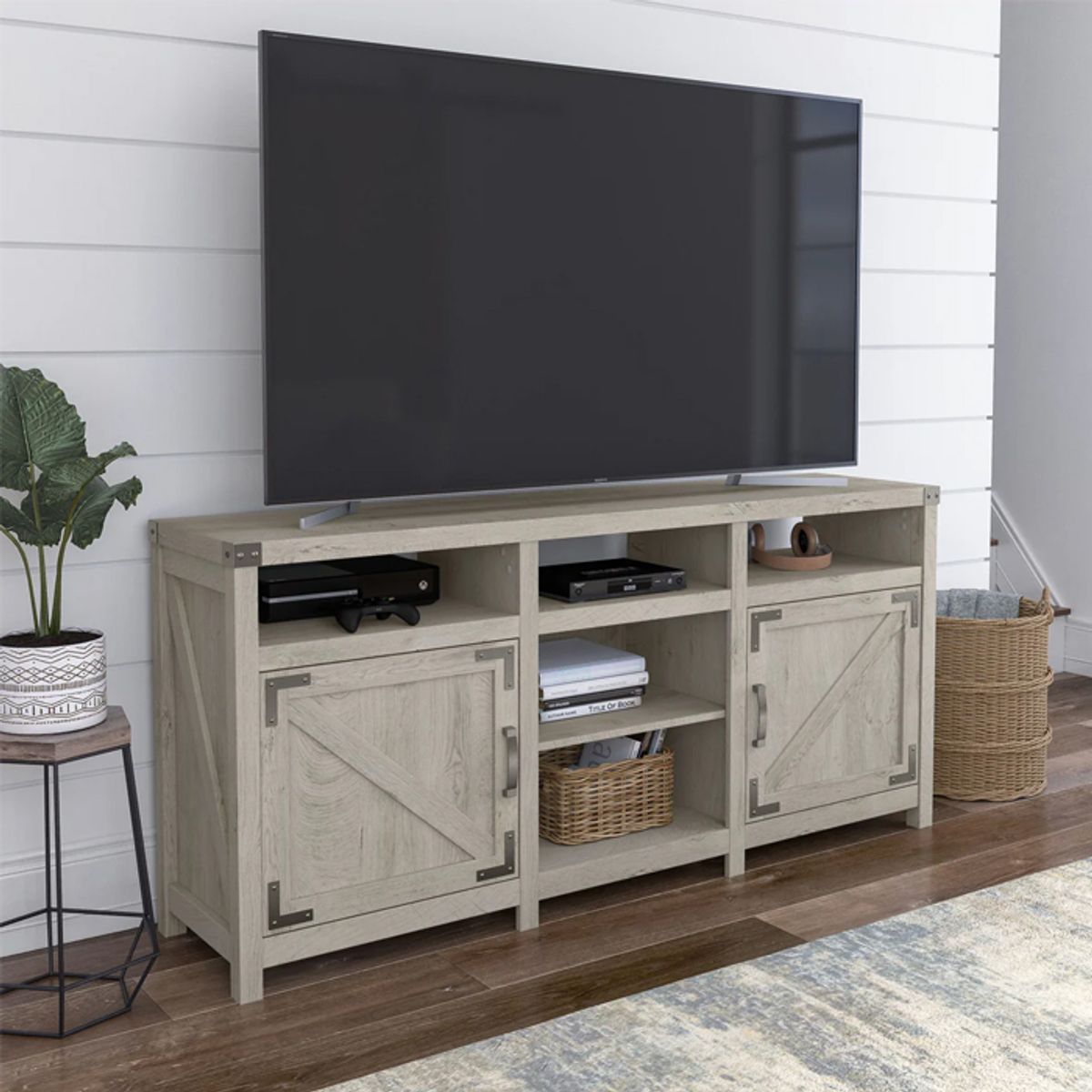 MSA MUEBLES SANTA ANA - Rack Para Tv 70 Cottage White