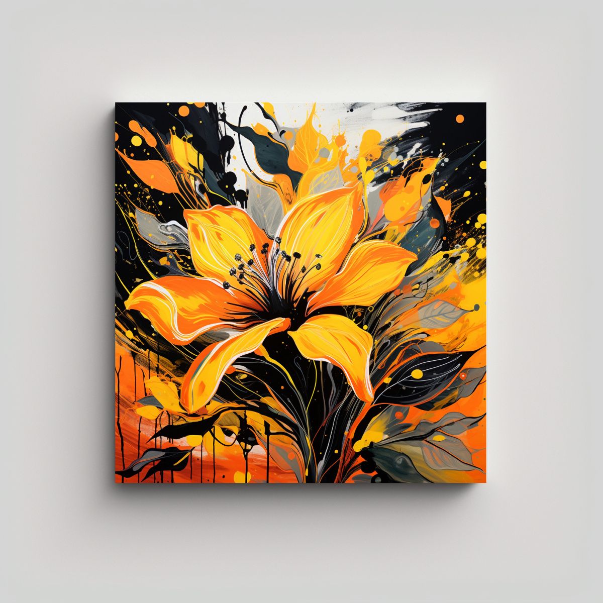 GENERICO - Pintura En Bastidor: Concepto De Armonía De 50x50 Cm