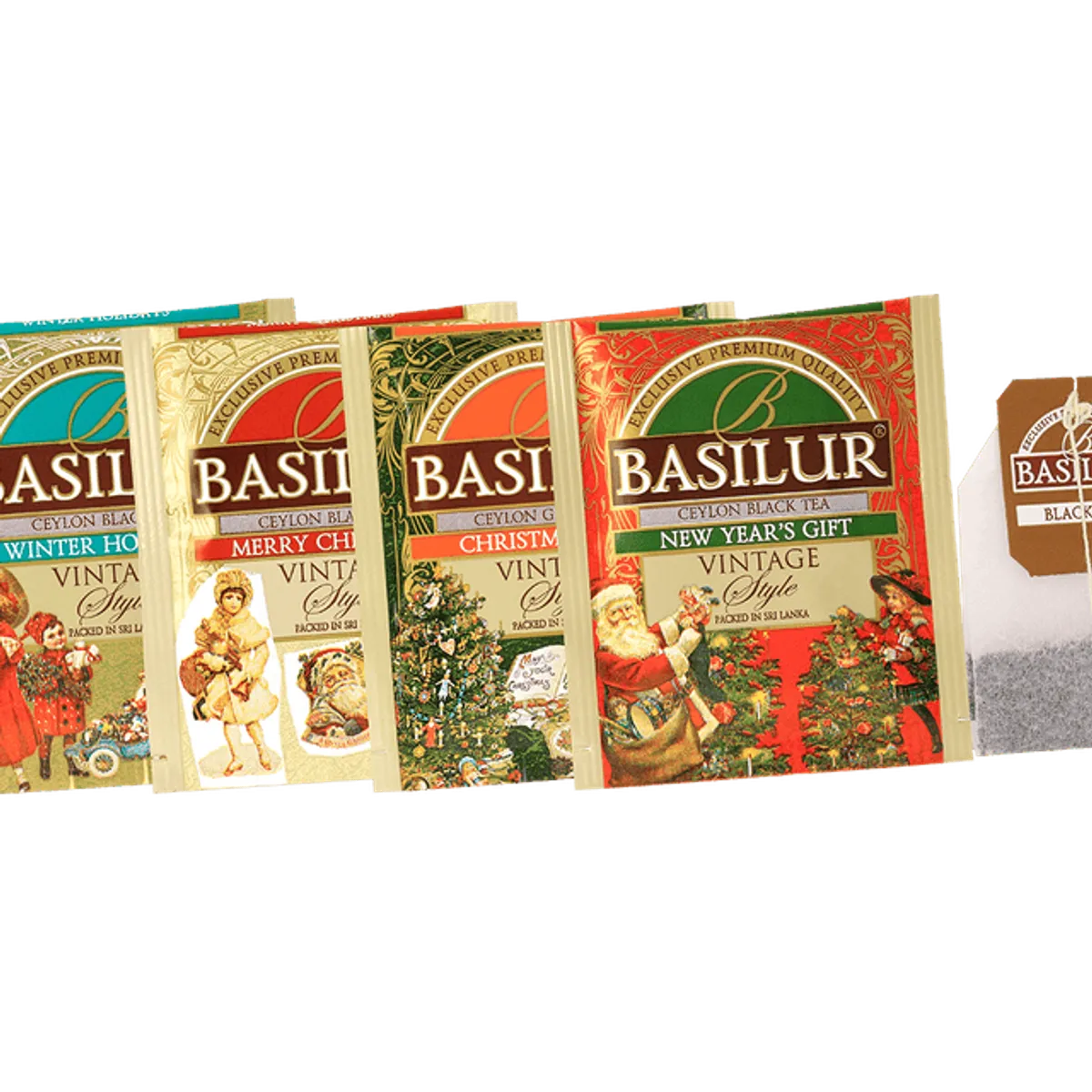 BASILUR - Te Negro Vintage Navidad  Basilur