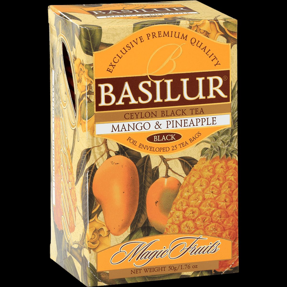 BASILUR - Té negro Ceylon Mango & Piña