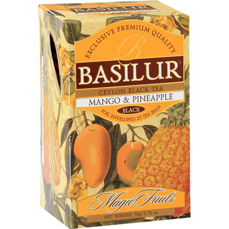 BASILUR - Té negro Ceylon Mango & Piña