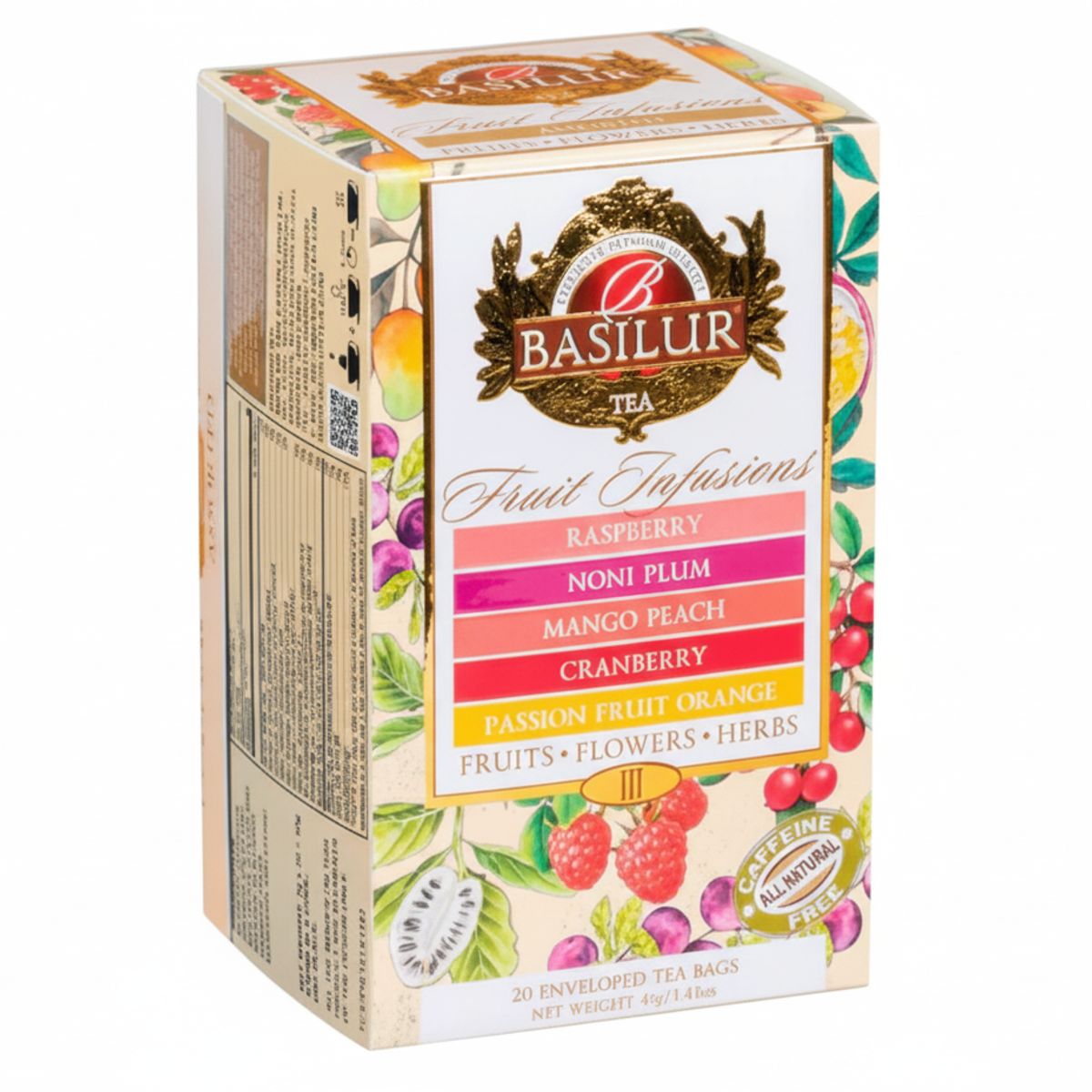 BASILUR - Fruits Flowers Herbs ASSORTED Fruit Infusions VOL III - Basilur