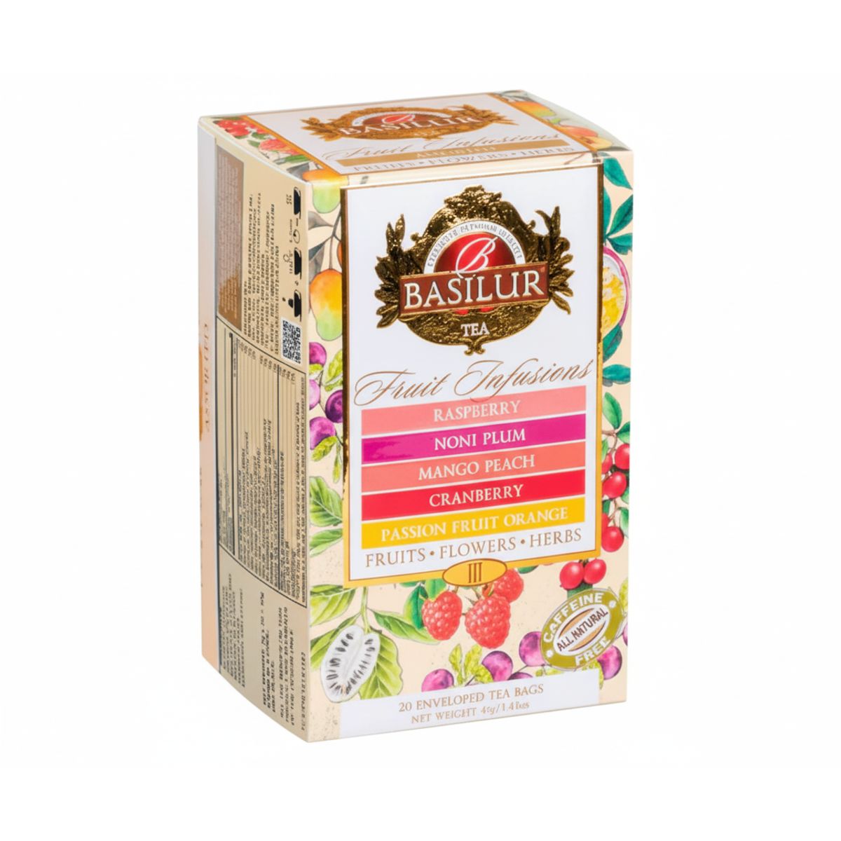 BASILUR - Fruits Flowers Herbs ASSORTED Fruit Infusions VOL III - Basilur