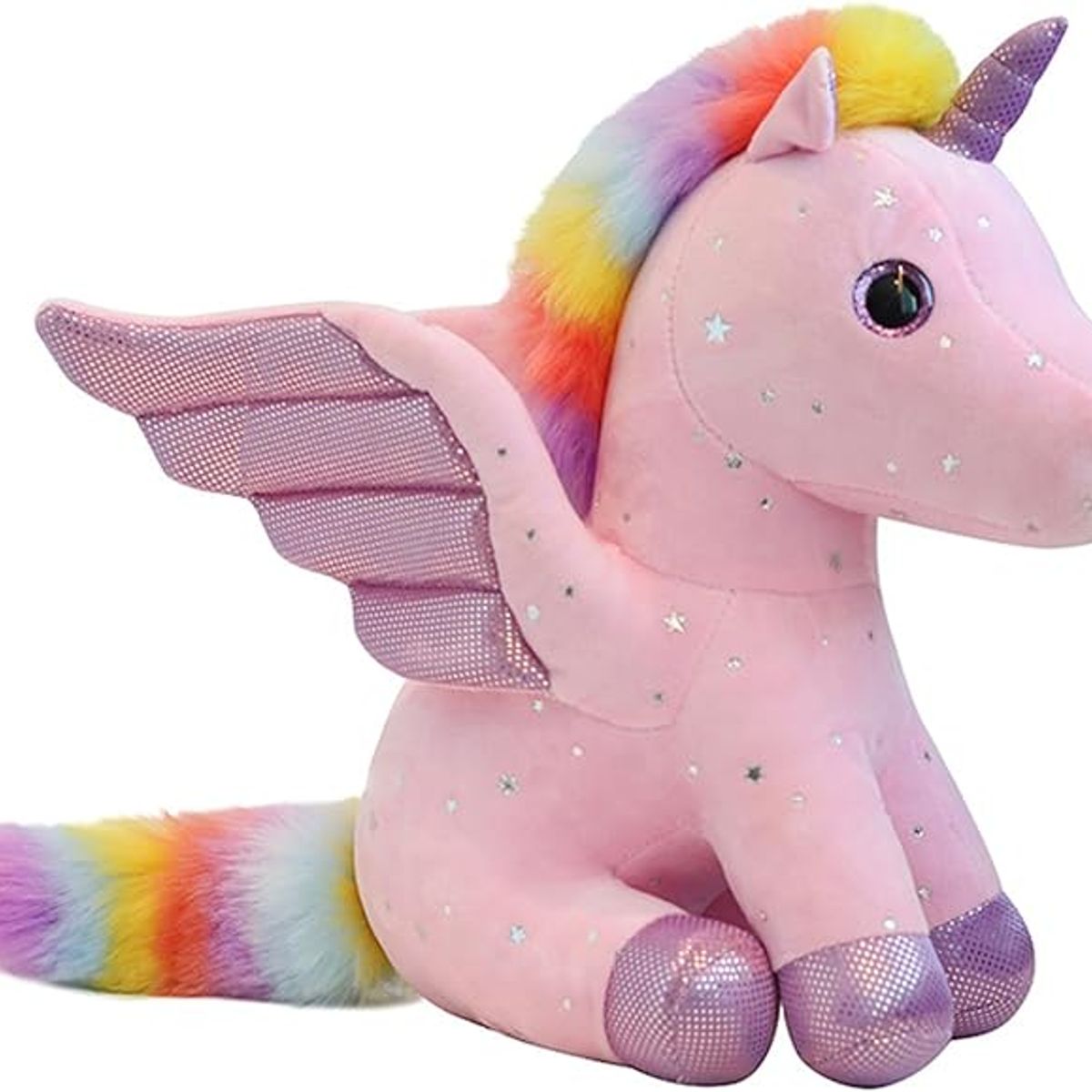 TIOZONEY - Peluche Unicornio Rosa 22cm