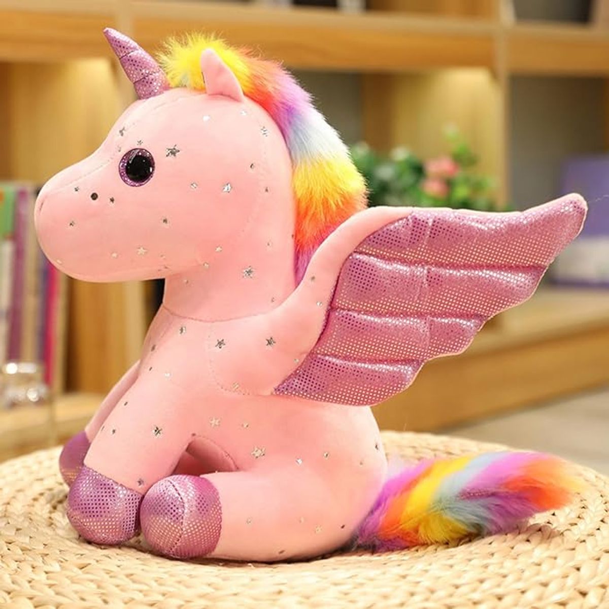 TIOZONEY - Peluche Unicornio Rosa 22cm