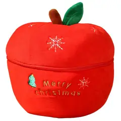 TIOZONEY - Muñeca de manzana de Nochebuena infantil - 20cm