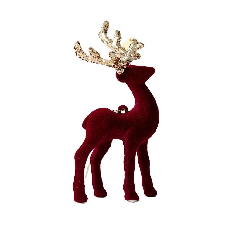 TIOZONEY - Decoración de colgantes de árboles de Navidad - Rojo