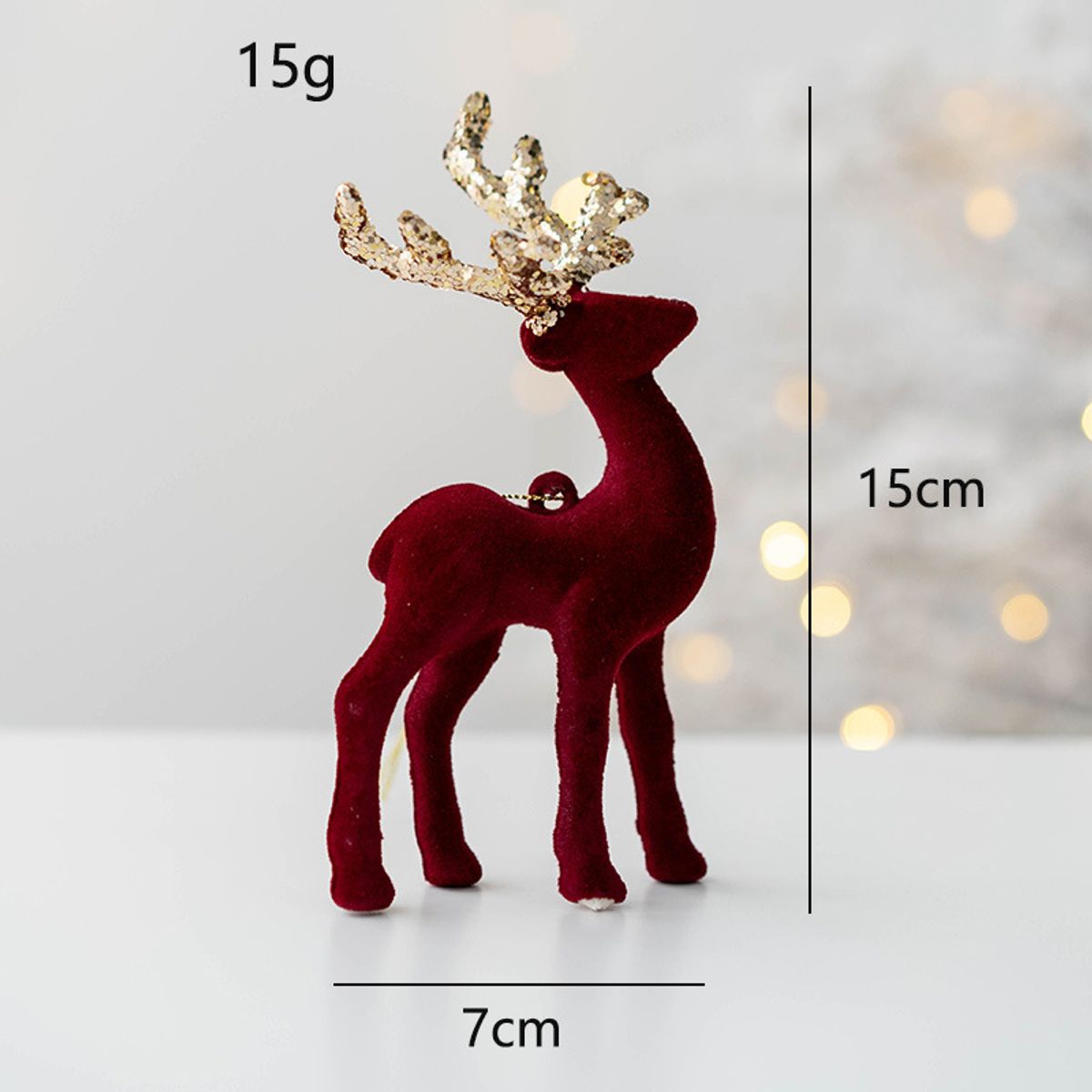 TIOZONEY - Decoración de colgantes de árboles de Navidad - Rojo