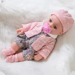 TIOZONEY - Muñeca bebe reborn vinilo de silicona juguetes para 30cm