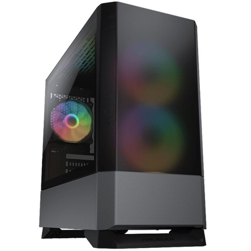 COUGAR - Gabinete - Cougar MG140 RGB - S/Fuente - Micro ATX -  Negro