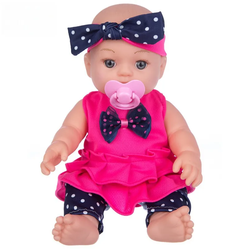 TIOZONEY - Muñeca bebe reborn vinilo de silicona juguetes para 30cm