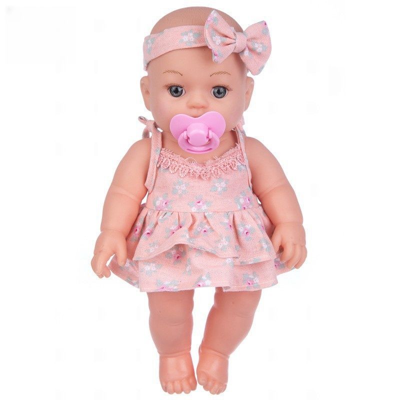 TIOZONEY - Muñeca bebe reborn vinilo de silicona juguetes para 30cm
