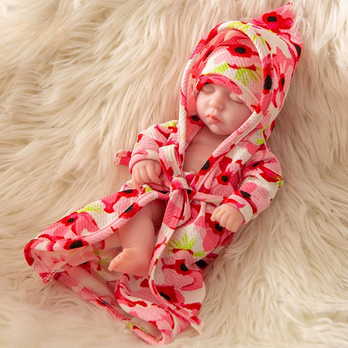 TIOZONEY - Muñeca bebe reborn vinilo de silicona juguetes para 30cm