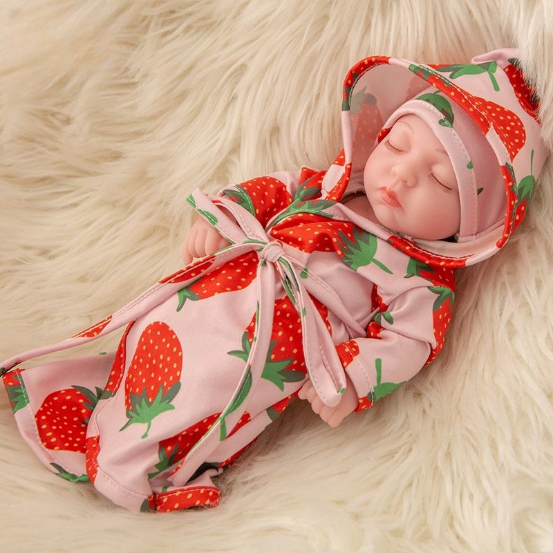 TIOZONEY - Muñeca bebe reborn vinilo de silicona juguetes para 30cm