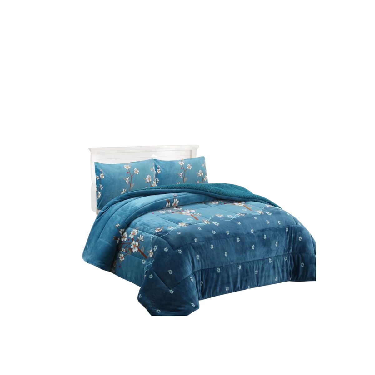 GENERICO - Cobertor Invierno Plush Con Chiporro 2 Plazas Diseños