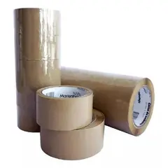 MARIENBERG - Cinta de embalaje 40mts color café Pack de 48 uds