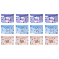 GENERICO - Set de 12 Carpetas de Plástico A3 Colores y Diseños Variados