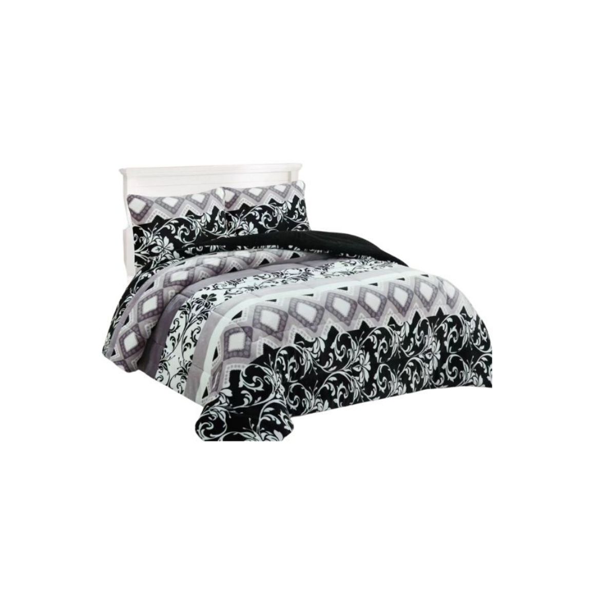 GENERICO - Cobertor Invierno Plush Con Chiporro 2 Plazas Diseños