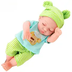TIOZONEY - Muñeca bebe reborn vinilo de silicona juguetes para 30cm