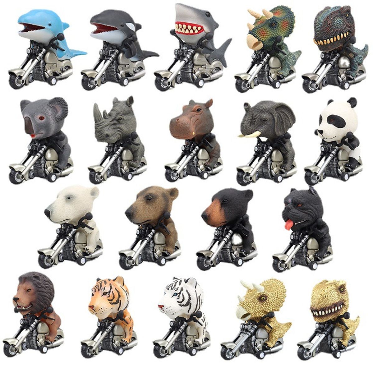 TIOZONEY - Coche de juguete de dinosaurio