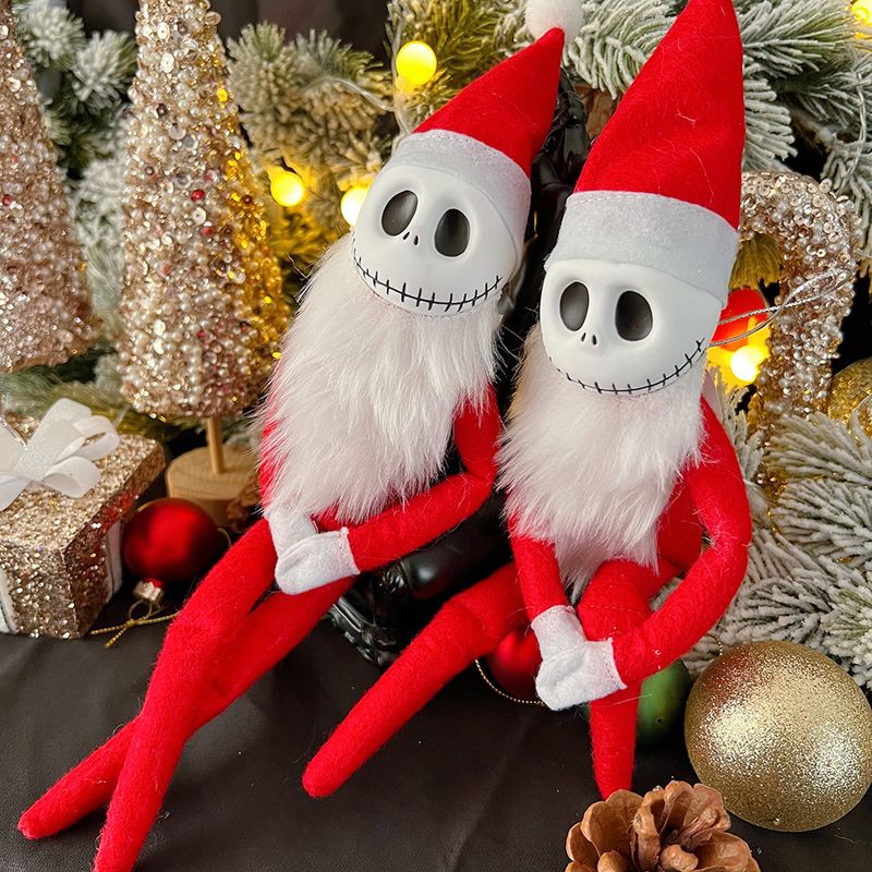 TIOZONEY - 2pcs JackSkellington Muñeca peluche El extraño mundo Navidad