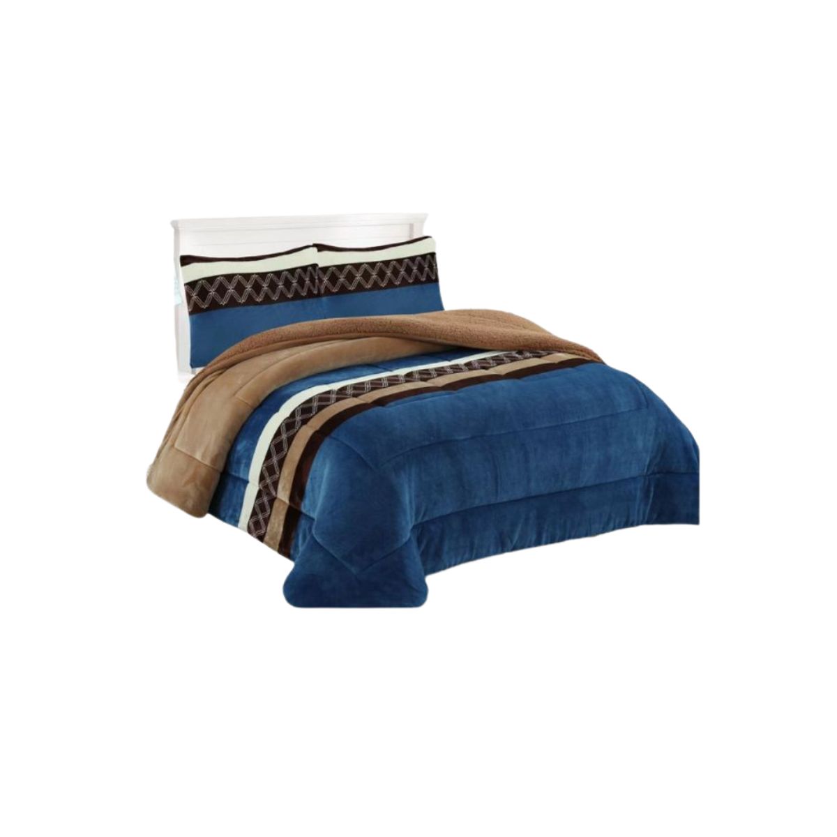 GENERICO - Cobertor Invierno Plush Con Chiporro 2 Plazas Diseños