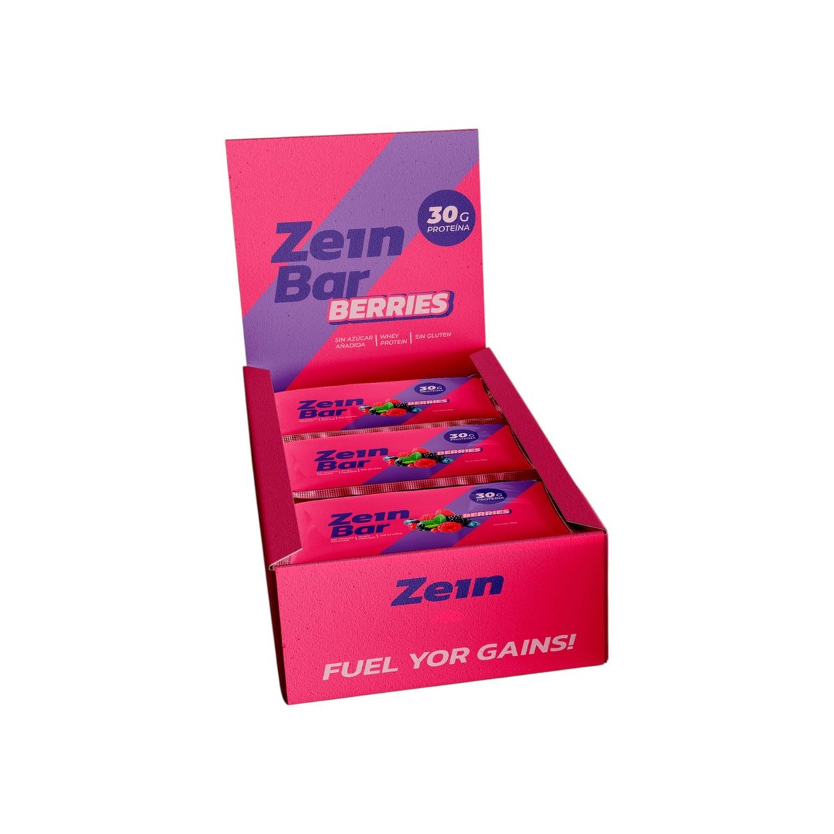 ZEIN - BOX DE 12 BARRAS DE PROTEINA ZEIN BAR BERRIES 100GR - ZEIN