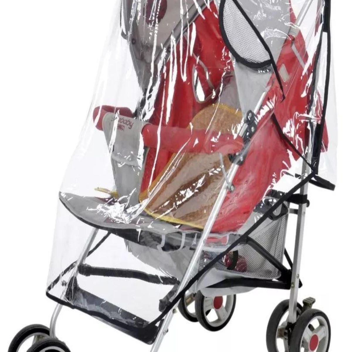 GENERICO - Cobertor Funda Cubre Coche Bebe Transparente Universal