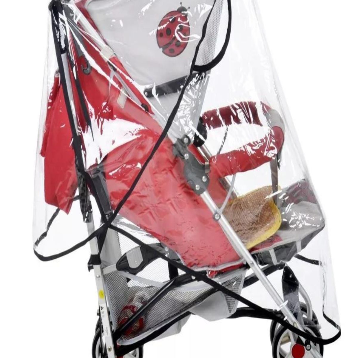 GENERICO - Cobertor Funda Cubre Coche Bebe Transparente Universal