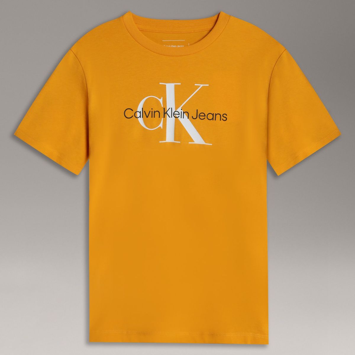 CALVIN KLEIN - Polera Niño CK Monogram Amarillo Calvin Klein