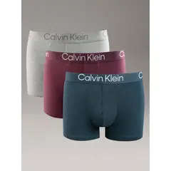 CALVIN KLEIN - Pack 3 Bóxers Trunk Ultra Soft Modern Multicolor
