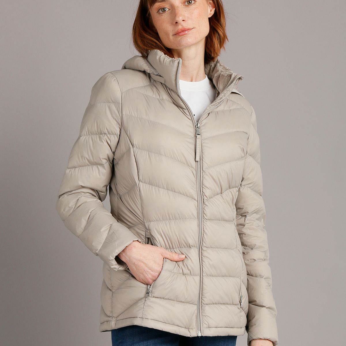 CALVIN KLEIN - Parka Down Packable BeigeCalvin Klein