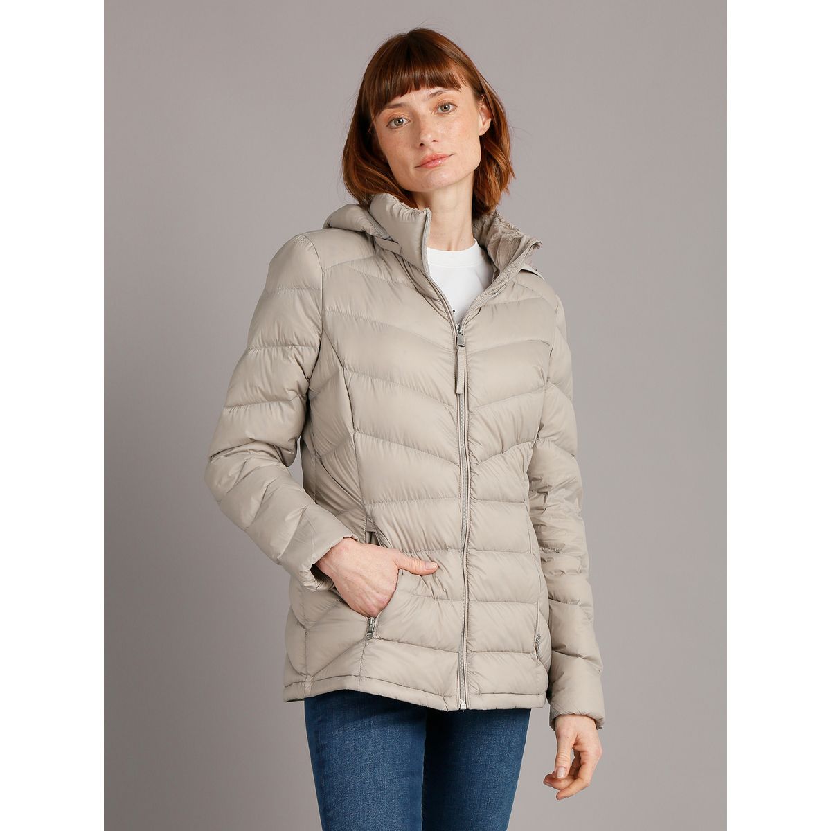 CALVIN KLEIN - Parka Down Packable BeigeCalvin Klein