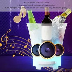 MOVI - HIELERA PARLANTE BLUETOOTH 7 LITROS MULTICOLOR