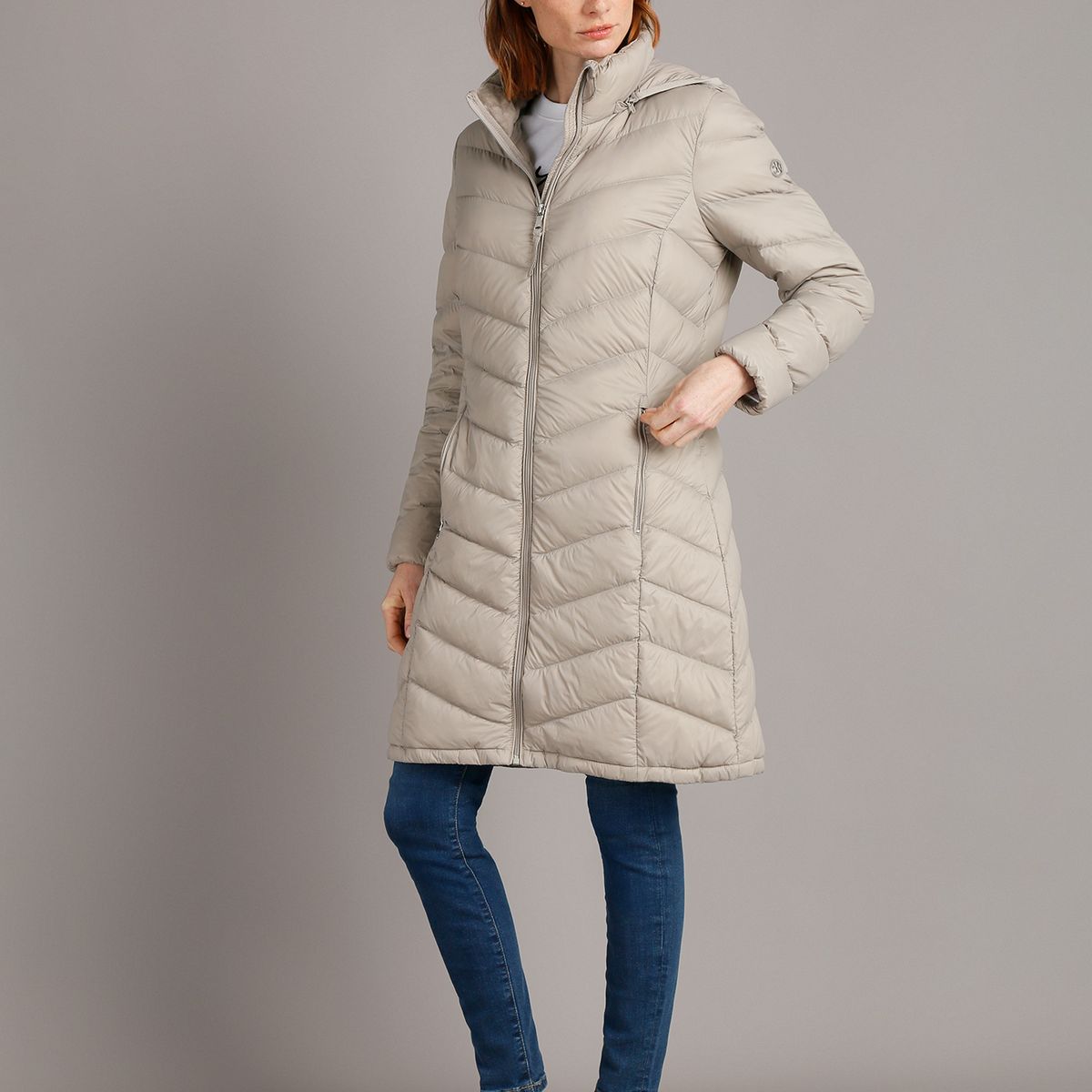 CALVIN KLEIN - Parka Down Walker Beige Calvin Klein