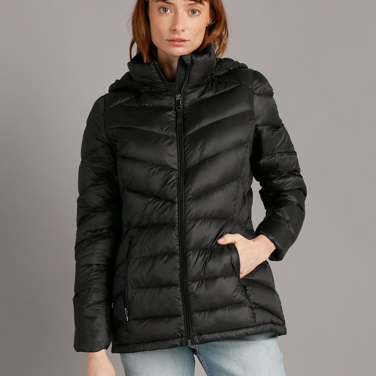 CALVIN KLEIN - Parka Down Packable Negro Calvin Klein