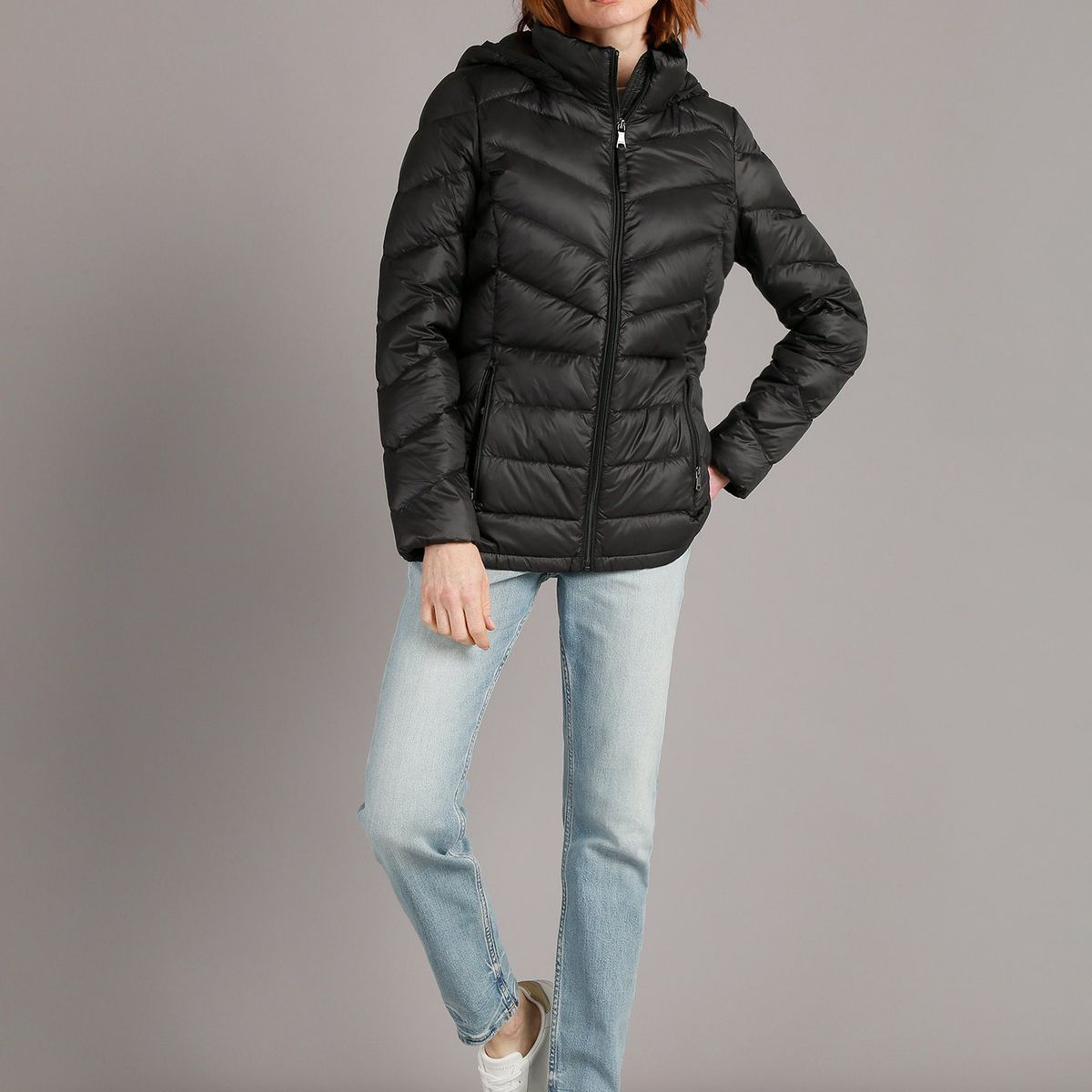 CALVIN KLEIN - Parka Down Packable Negro Calvin Klein