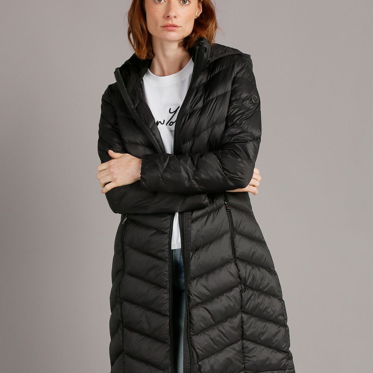 CALVIN KLEIN - Parka Down Walker Negro Calvin Klein