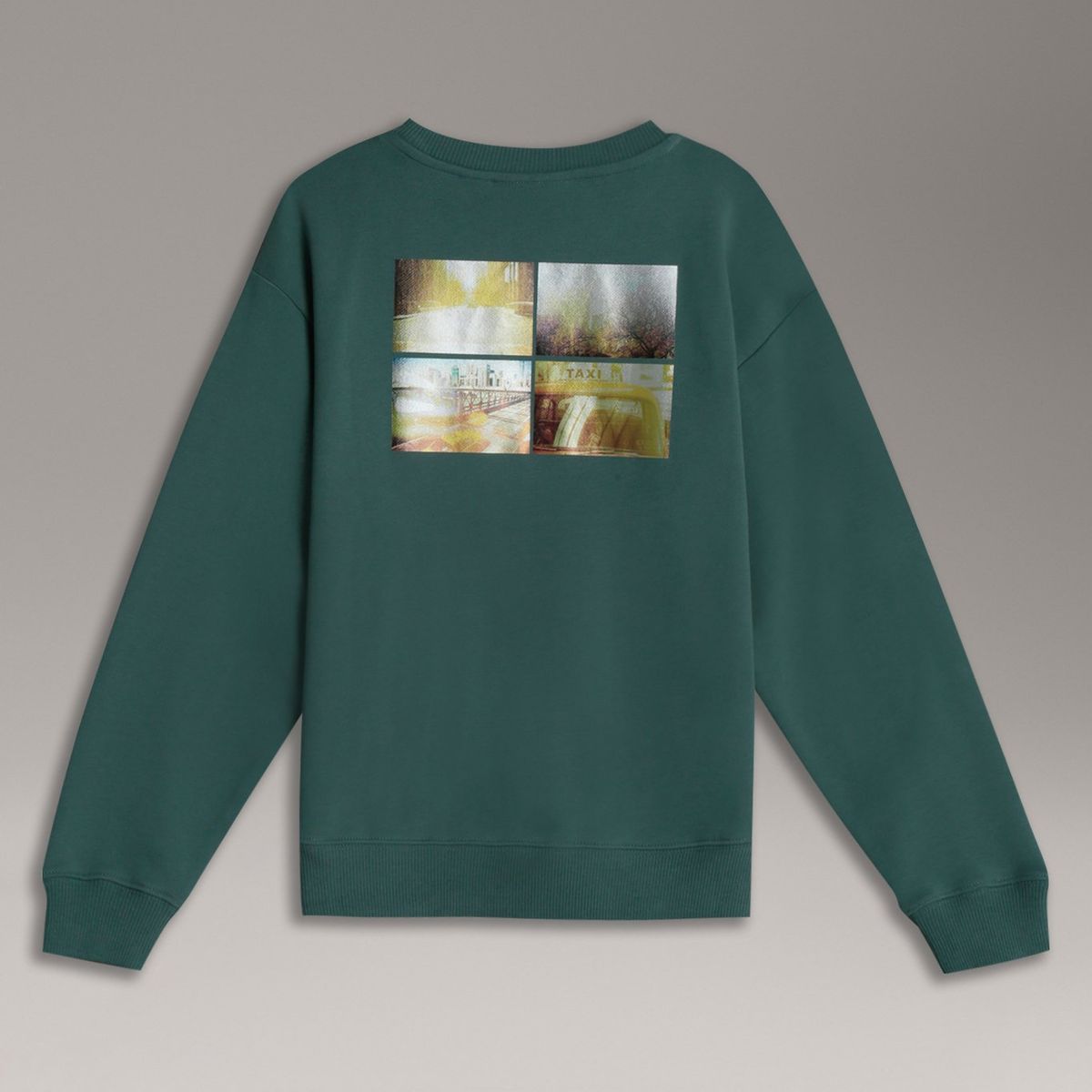 CALVIN KLEIN - Polerón Niño City Scene Verde Calvin Klein