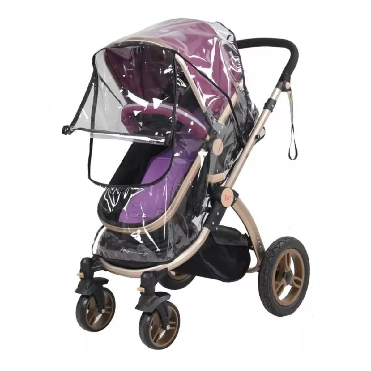 GENERICO - Cubre Coche Transparente Con Cierre Frontal