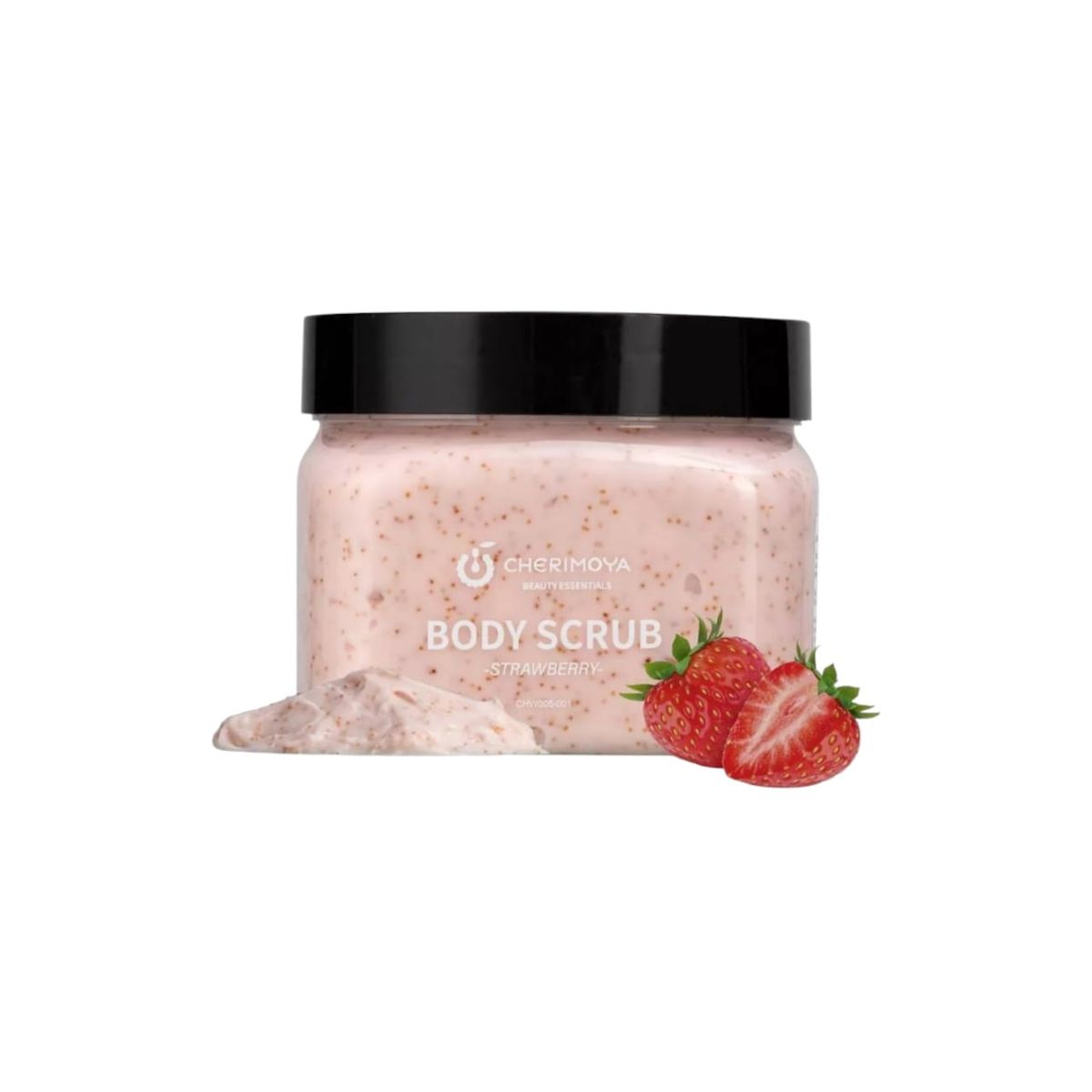 CHERIMOYA - Exfoliante Corporal Hidratante Extracto de Frutas 450ml Frutilla