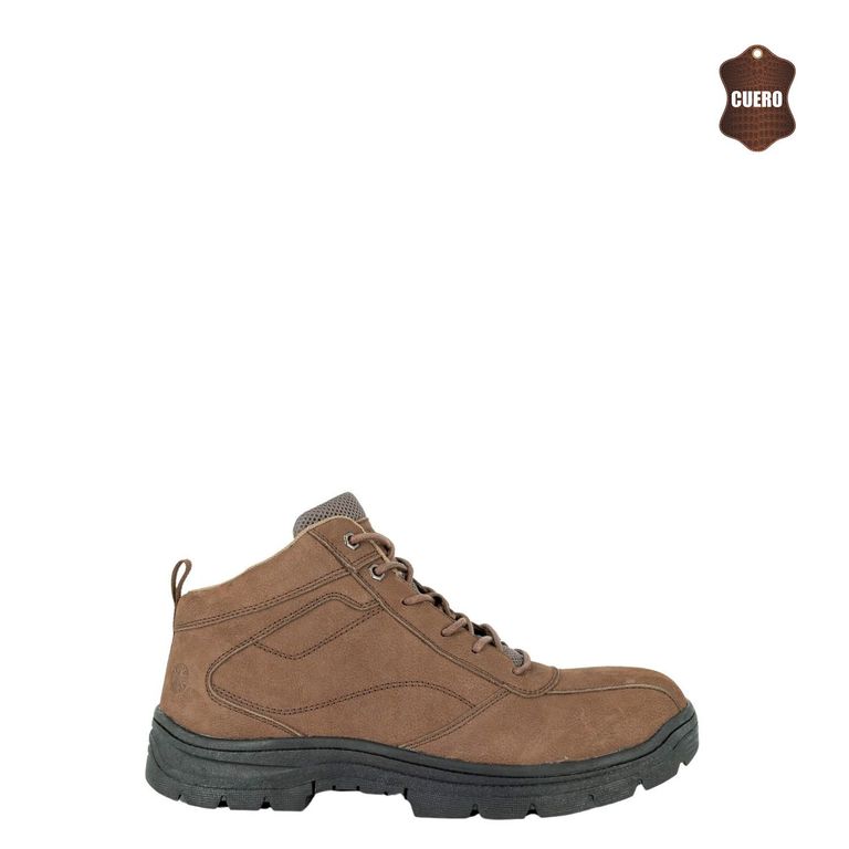 Botin de Cuero Hombre Café Solano