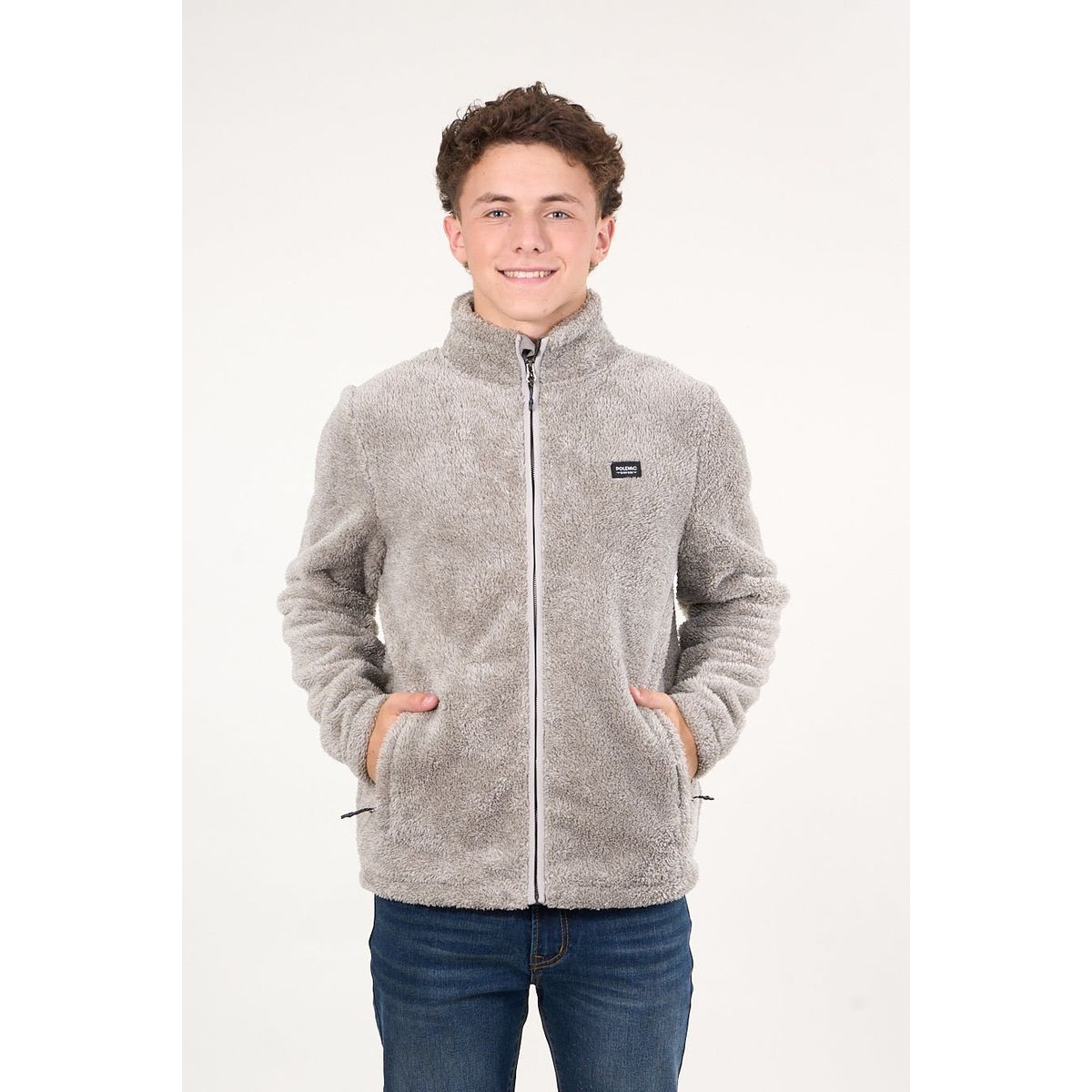 POLEMIC - Poleron Bonded Shaggy sin gorro Beige wi8300 Polemic.