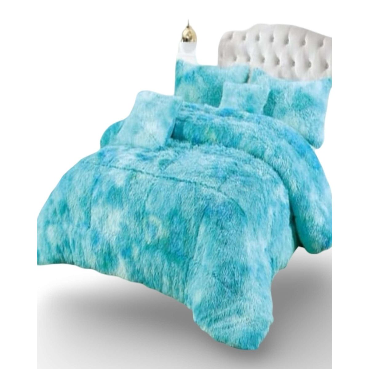 GENERICO - PLUMON CHIPORRO PELUDO 2 PLAZAS CALIPSO JASPEADO.