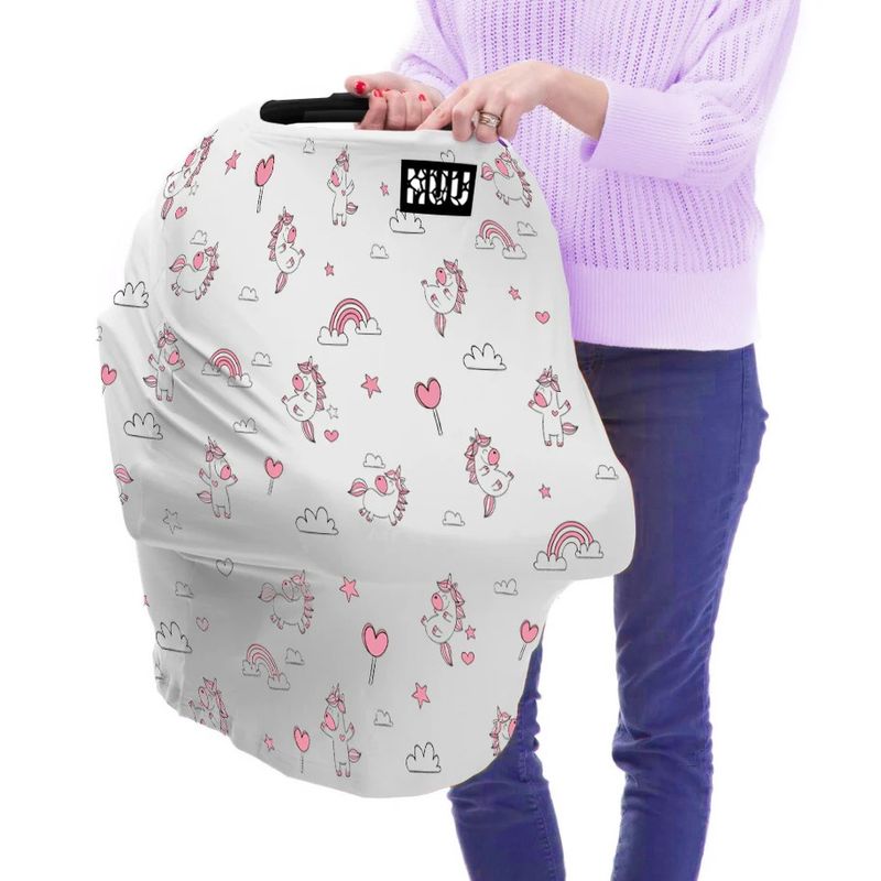 GENERICO - Protector Multiuso 5 en 1 BabyMuu Diseño Unicornio